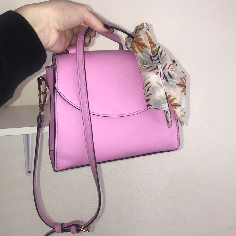 Baby pink (magenta) hand bag